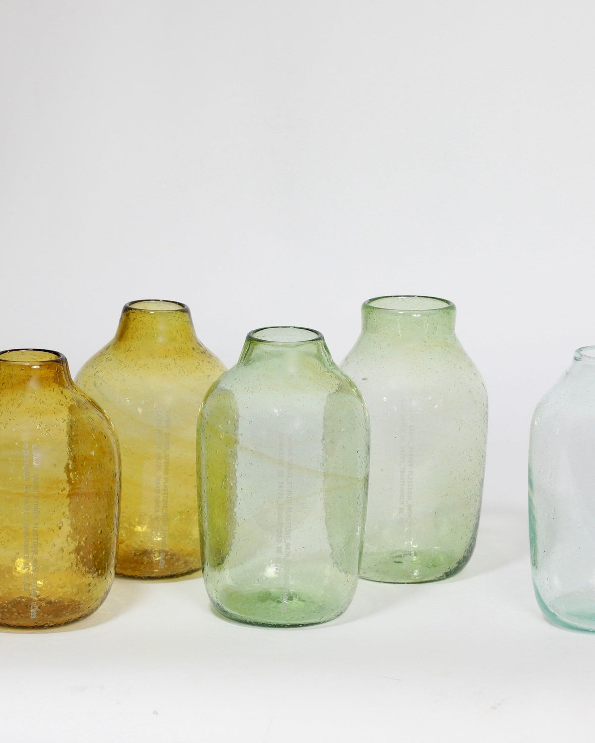 COMMON SANDS homeware collection from waste glass