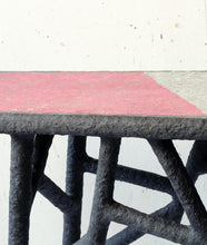 Load image into Gallery viewer, Alchemist’s Console Table | Semi-Coral Top | Hand-Sculpted From Upcycled Paper