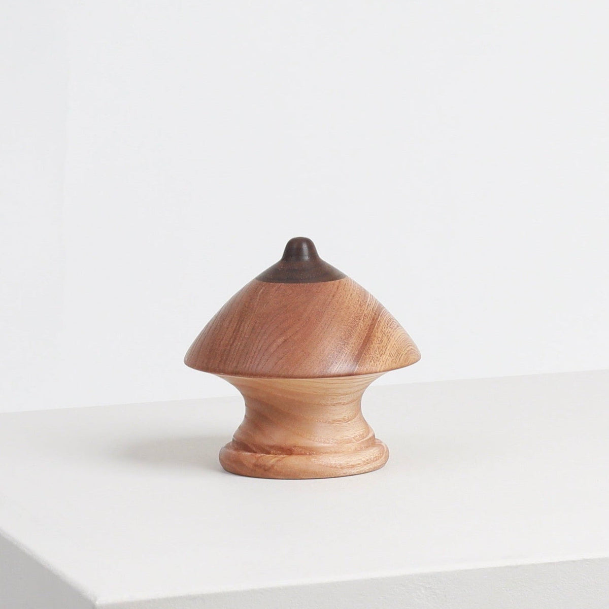 Wood Boob Coat Hook 08 by Micaella Pedros, a sculptural wall hook handcrafted from reclaimed wood offcuts.
