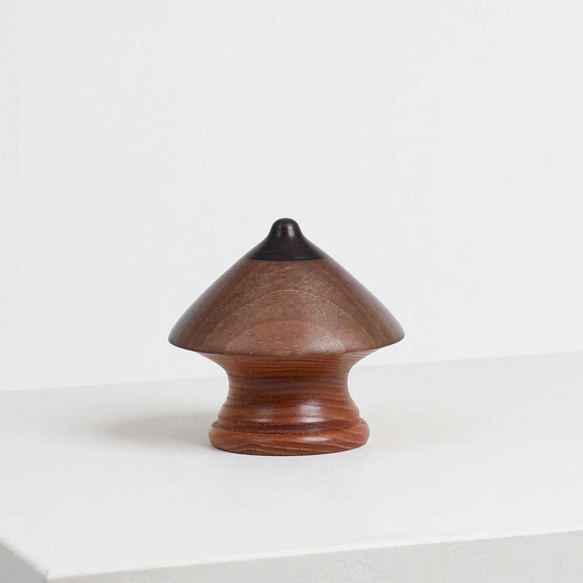 Wood Boob Coat Hook 07 by Micaella Pedros, a sculptural wall hook handcrafted from reclaimed wood offcuts.
