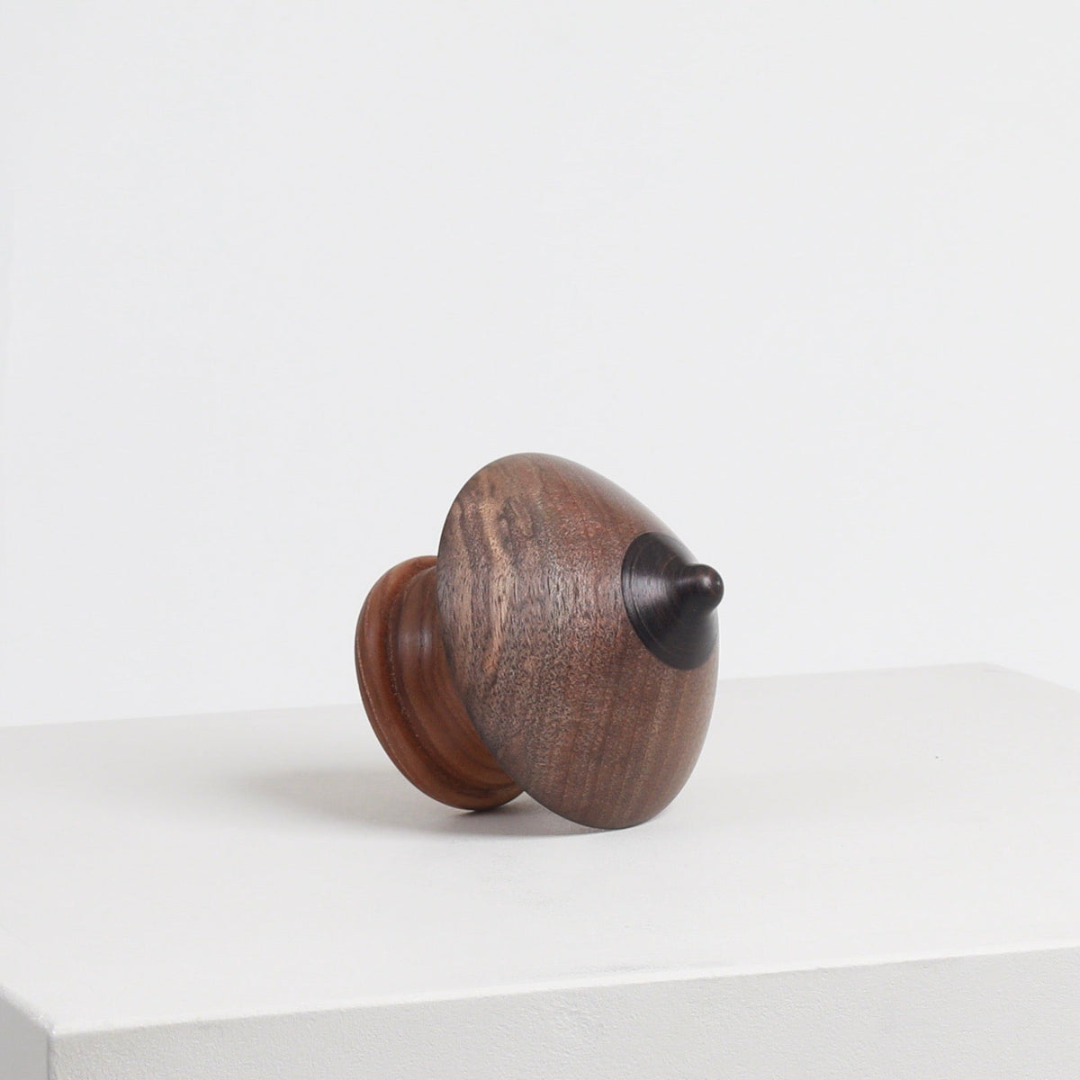 Wood Boob Coat Hook 07 by Micaella Pedros, a sculptural wall hook handcrafted from reclaimed wood offcuts.