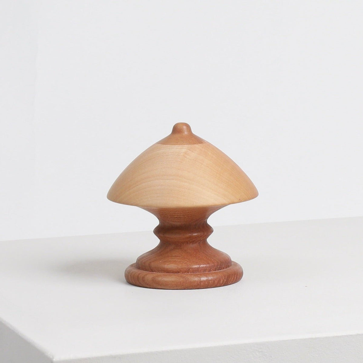 Wood Boob Coat Hook 02 by Micaella Pedros, a sculptural wall hook handcrafted from reclaimed wood offcuts.