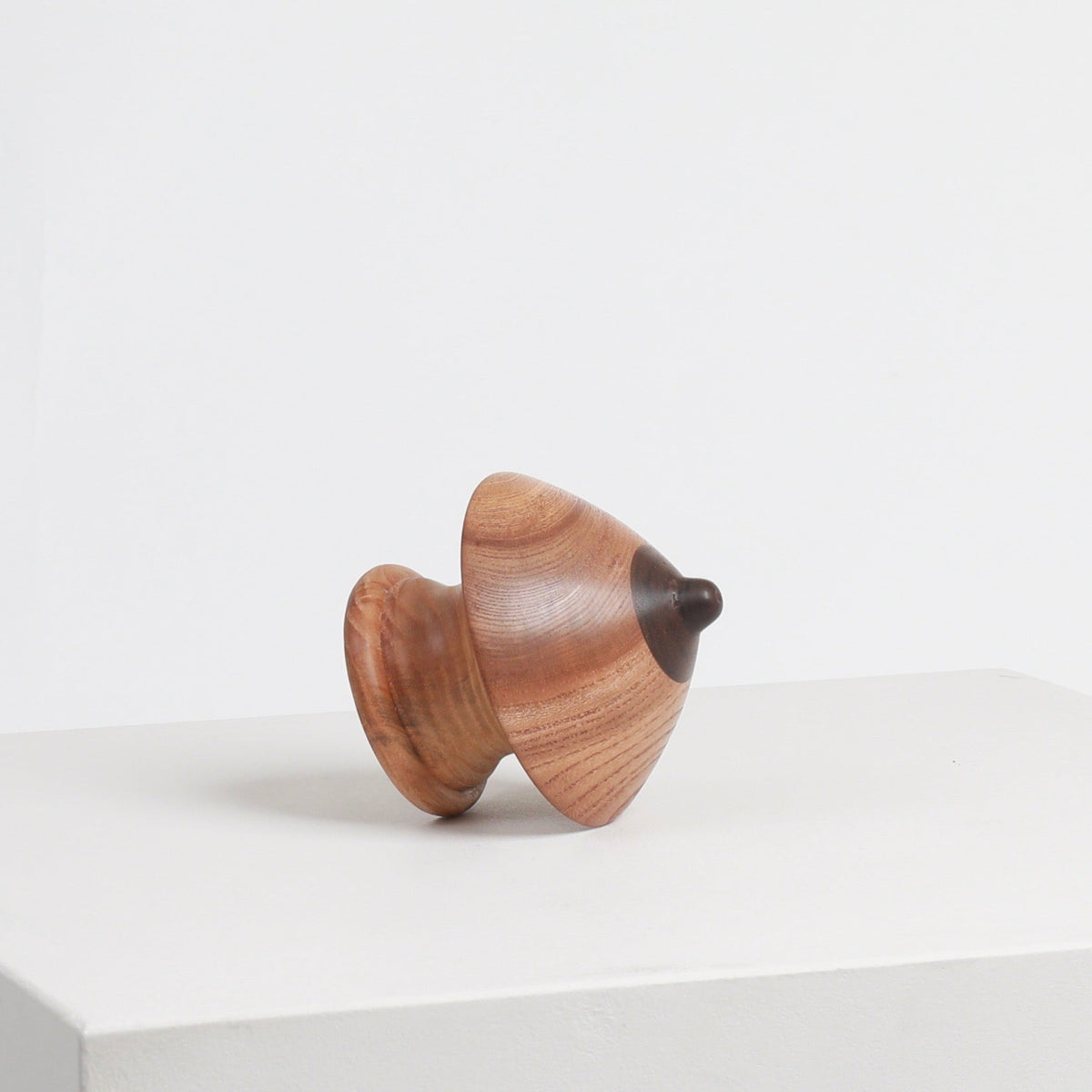Wood Boob Coat Hook 08 by Micaella Pedros, a sculptural wall hook handcrafted from reclaimed wood offcuts.