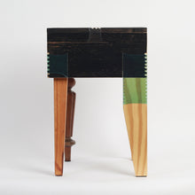 Load image into Gallery viewer, joining-bottles-box-stool-side-table-wood-offcuts-plastic-bottles-micaella-pedros-the_home_of_sustainable_things_1