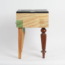 Load image into Gallery viewer, joining-bottles-box-stool-side-table-wood-offcuts-plastic-bottles-micaella-pedros-the_home_of_sustainable_things_21