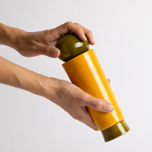 Load image into Gallery viewer, salt_grinder_or_pepper_mill_channapatna_turned_wood_natural_dyes_built_editions-the-home-of-sustainable-things-yellow