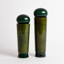 Load image into Gallery viewer, spice_grinder_peppermill_saltgrinder_channapatna_turned_wood_natural_dyes_built_editions-the-home-of-sustainable-things_dark_green_2