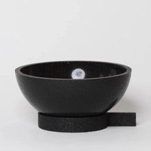 Load image into Gallery viewer, the-forgotten-collection-bowl-with-stand-bamboo-charcoal-shellac-lapatsch-unger-the_home_of_sustainable_things