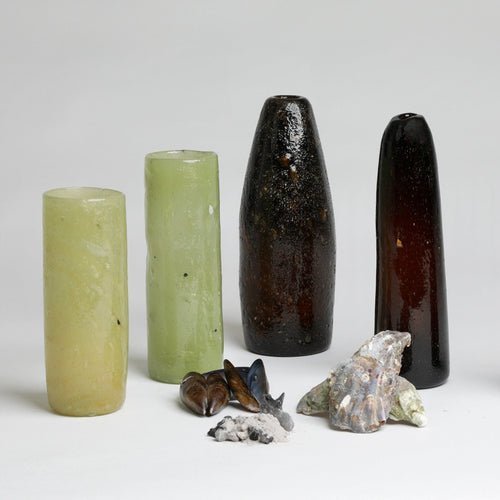 RESTAURANT WASTE reincarnated into natural glass
