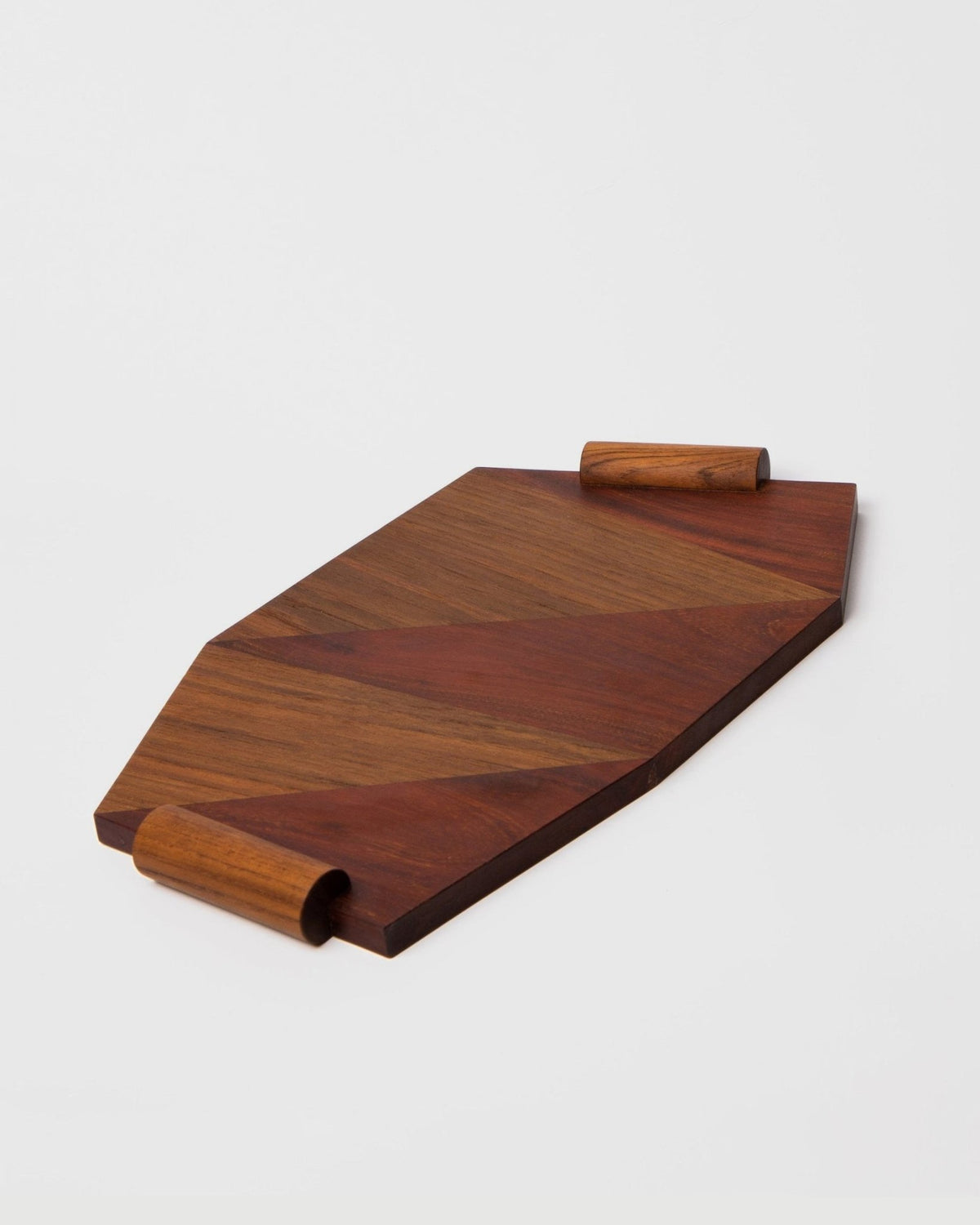 Off Cutting Board Teak & Mahogany L | Reclaimed Hardwood Offcuts