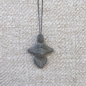 Necklace | paper mache & reclaimed silver - THE HOME OF SUSTAINABLE THINGS