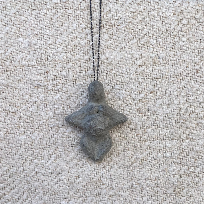 Necklace | paper mache & reclaimed silver - THE HOME OF SUSTAINABLE THINGS
