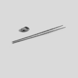 WA=MA Stainless Steel Utensil Rest | made from scrap metal - THE HOME OF SUSTAINABLE THINGS