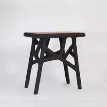 Load image into Gallery viewer, alchemists-side-table-recycled-newspapers-wood-waste-studio-woojai-the_home-of_sustainable_things

