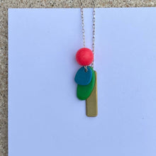 Load image into Gallery viewer, beach-clean-necklace-washed-up-plastic-recycled-silver-charlotte-eatock-the-home-of-sustainable-things_7
