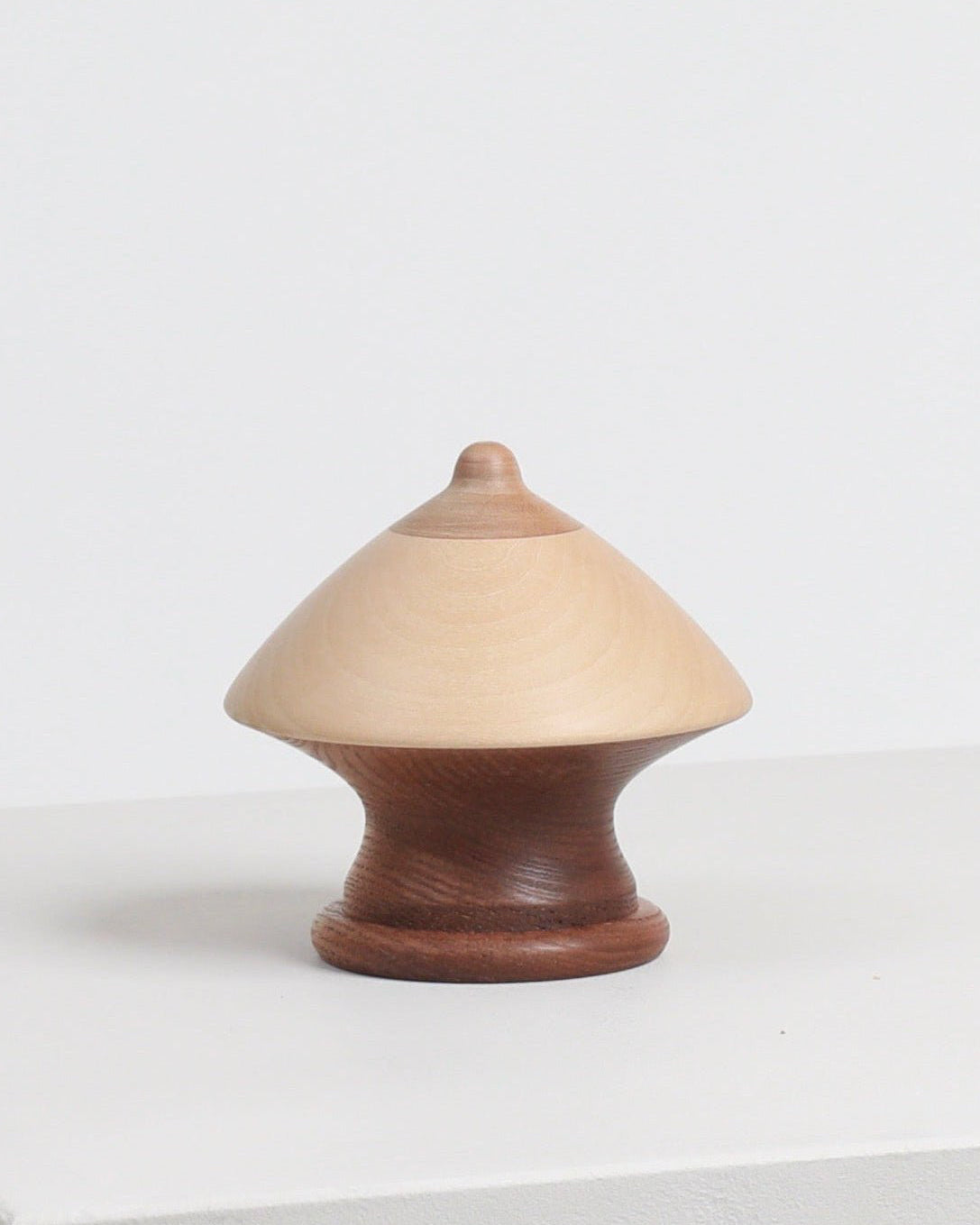Wood Boob Coat Hook 05 by Micaella Pedros, a sculptural wall hook handcrafted from reclaimed wood offcuts.