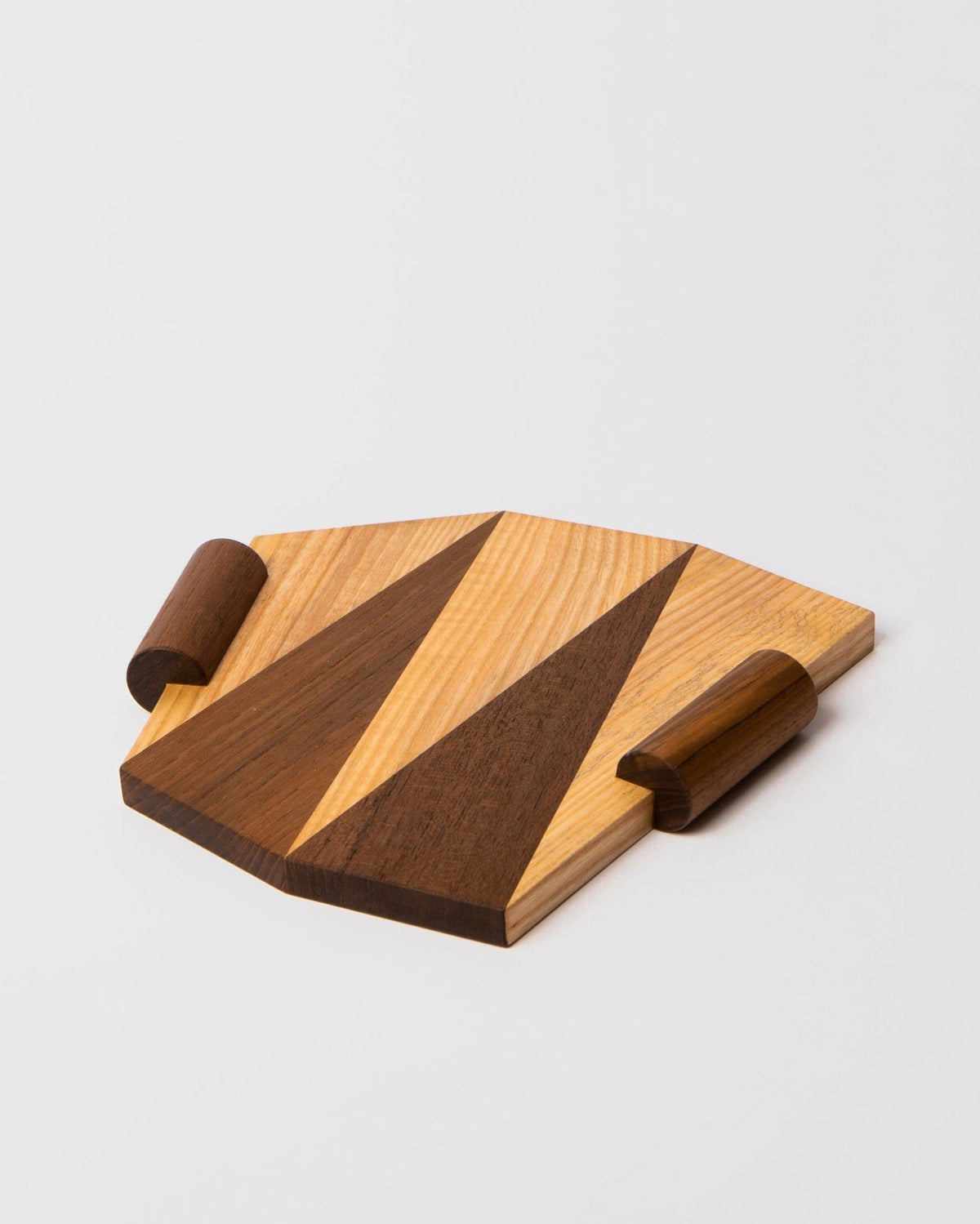 Off Cutting Board Teak & Acacia S | Reclaimed Hardwood Offcuts
