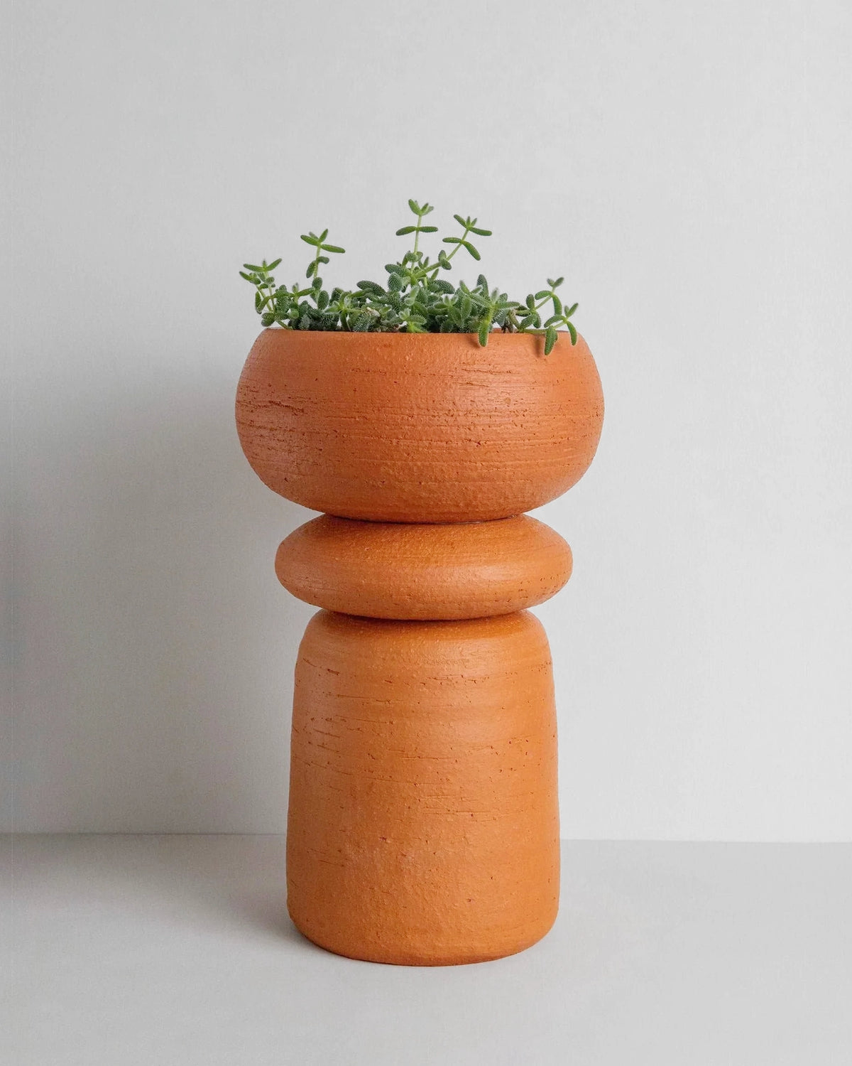 Flowerpot sculpture | Wild Clay Pottery