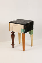 Load image into Gallery viewer,  joining-bottles-side-table-stool-wood-offcuts-plastic-bottles-micaella-pedros-the_home_of_sustainable_things_12_3
