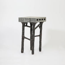 Load image into Gallery viewer, paper-bricks-side-table-recycled-newspapers-wood-waste-studio-woojai-the_home-of_sustainable_things
