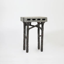 Load image into Gallery viewer, paper-bricks-side-table-recycled-newspapers-wood-waste-studio-woojai-the_home-of_sustainable_things

