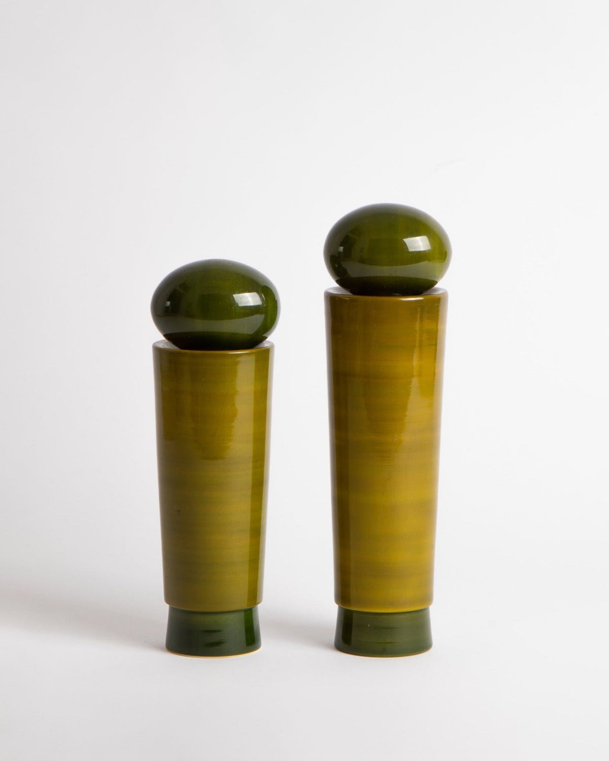 Small Salt & Pepper Grinder | Light Green | Natural Non-Toxic Materials