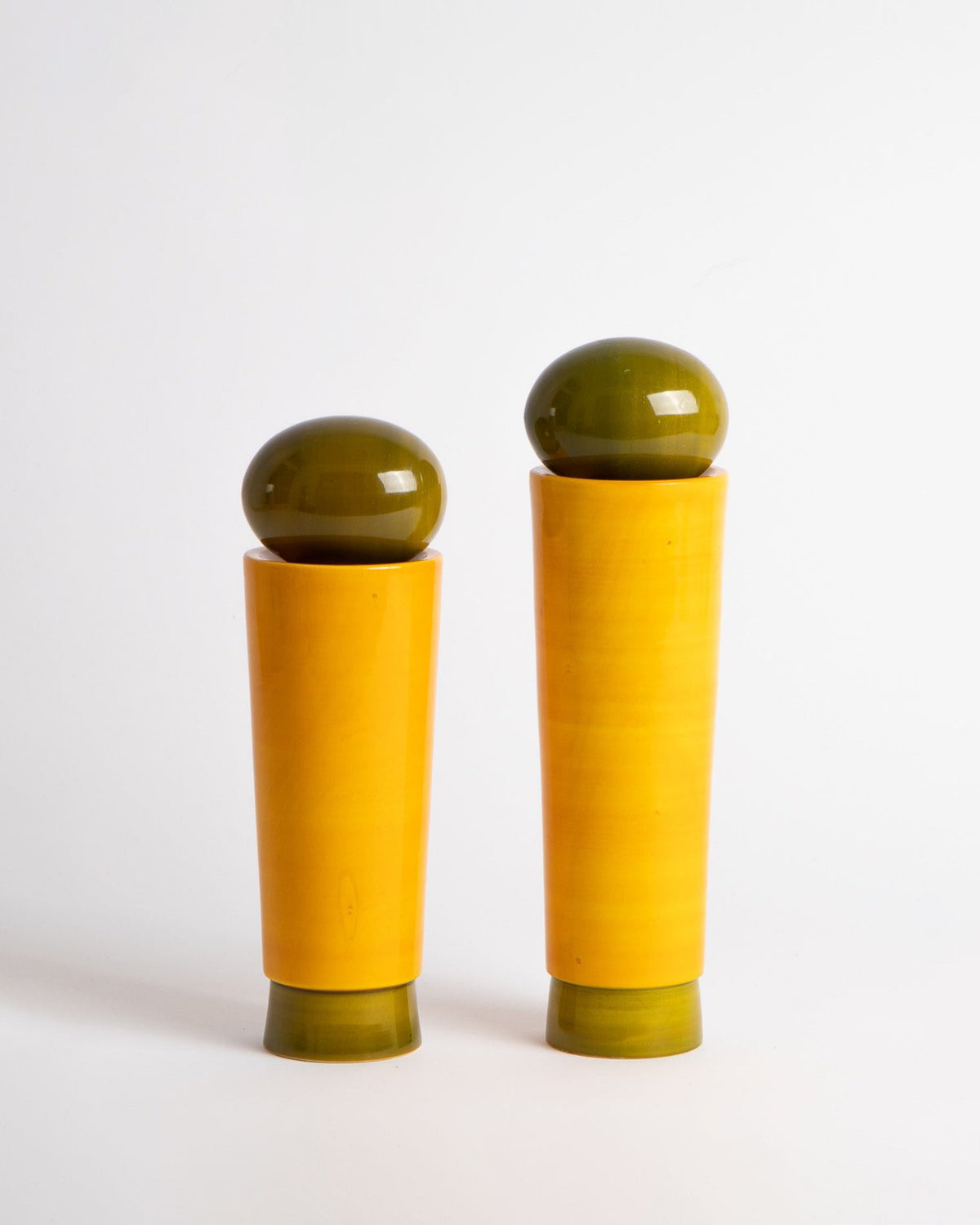 Small Salt & Pepper Grinder | Yellow | Natural Non-Toxic Materials
