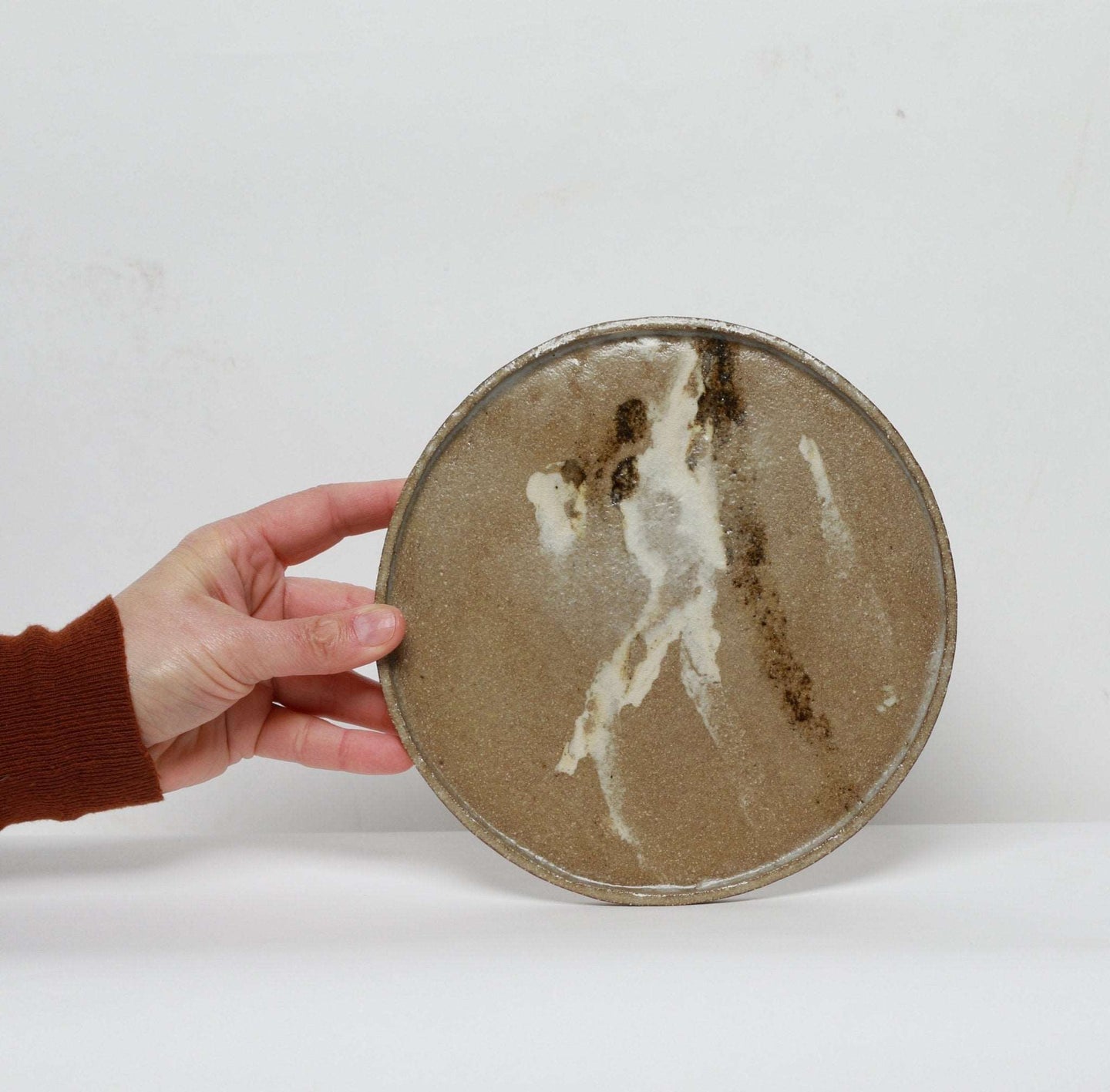 Abandoned Earth Plate 2nd Ed grey | made from discarded clay - THE HOME OF SUSTAINABLE THINGS