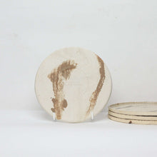 Load image into Gallery viewer, Abandoned Earth Plate 2nd Ed ivory | made from discarded clay - THE HOME OF SUSTAINABLE THINGS
