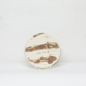 Abandoned Earth Side Plate 2nd Ed ivory | made from discarded clay - THE HOME OF SUSTAINABLE THINGS