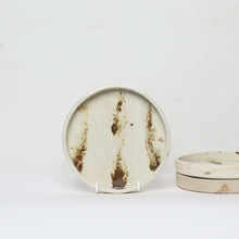 Load image into Gallery viewer, Abandoned Earth Side Plate 2nd Ed ivory | made from discarded clay - THE HOME OF SUSTAINABLE THINGS
