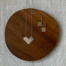 Load image into Gallery viewer, Abstract Heart Necklace Brass | made from recycled silver - THE HOME OF SUSTAINABLE THINGS

