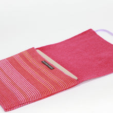 Load image into Gallery viewer, &quot;Coded&quot; Laptop case 13” | made from deadstock yarn - THE HOME OF SUSTAINABLE THINGS
