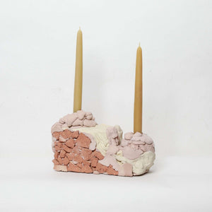 “Contemporary Ruins” Candle Holder M | made from construction waste - THE HOME OF SUSTAINABLE THINGS