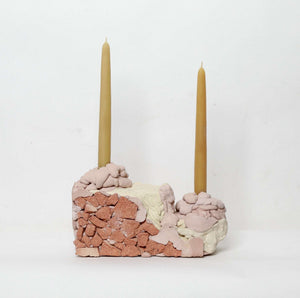 “Contemporary Ruins” Candle Holder M | made from construction waste - THE HOME OF SUSTAINABLE THINGS