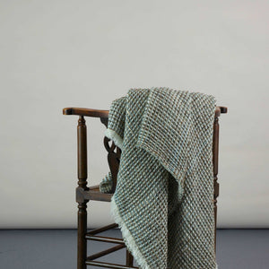 Delaney Honeycomb Blanket / Bed Throw | made from dead stock yarn - THE HOME OF SUSTAINABLE THINGS