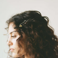 Load image into Gallery viewer, ETIENNE Hair Slide &amp; Pendant | recycled silver and horn - THE HOME OF SUSTAINABLE THINGS
