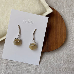 LINA Earrings | recycled silver and horn - THE HOME OF SUSTAINABLE THINGS