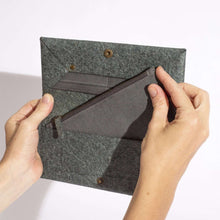 Load image into Gallery viewer, Long Zipped Wallet | made from agricultural waste - THE HOME OF SUSTAINABLE THINGS
