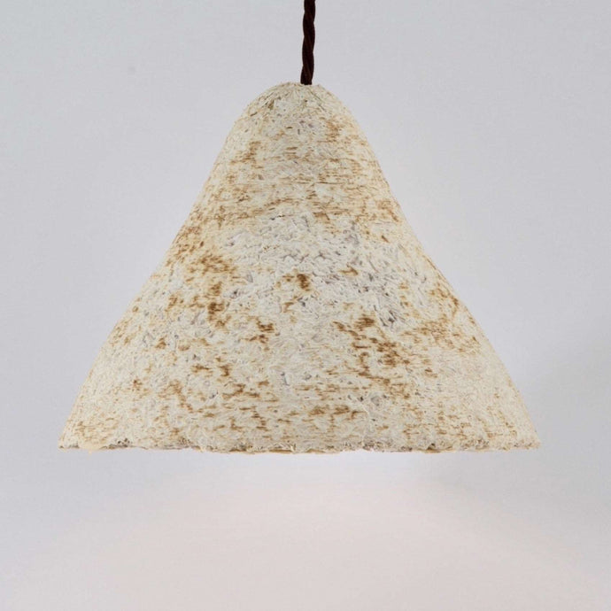 Myceliated Pendant Light | wood waste myceliated with mushroom spawn - THE HOME OF SUSTAINABLE THINGS