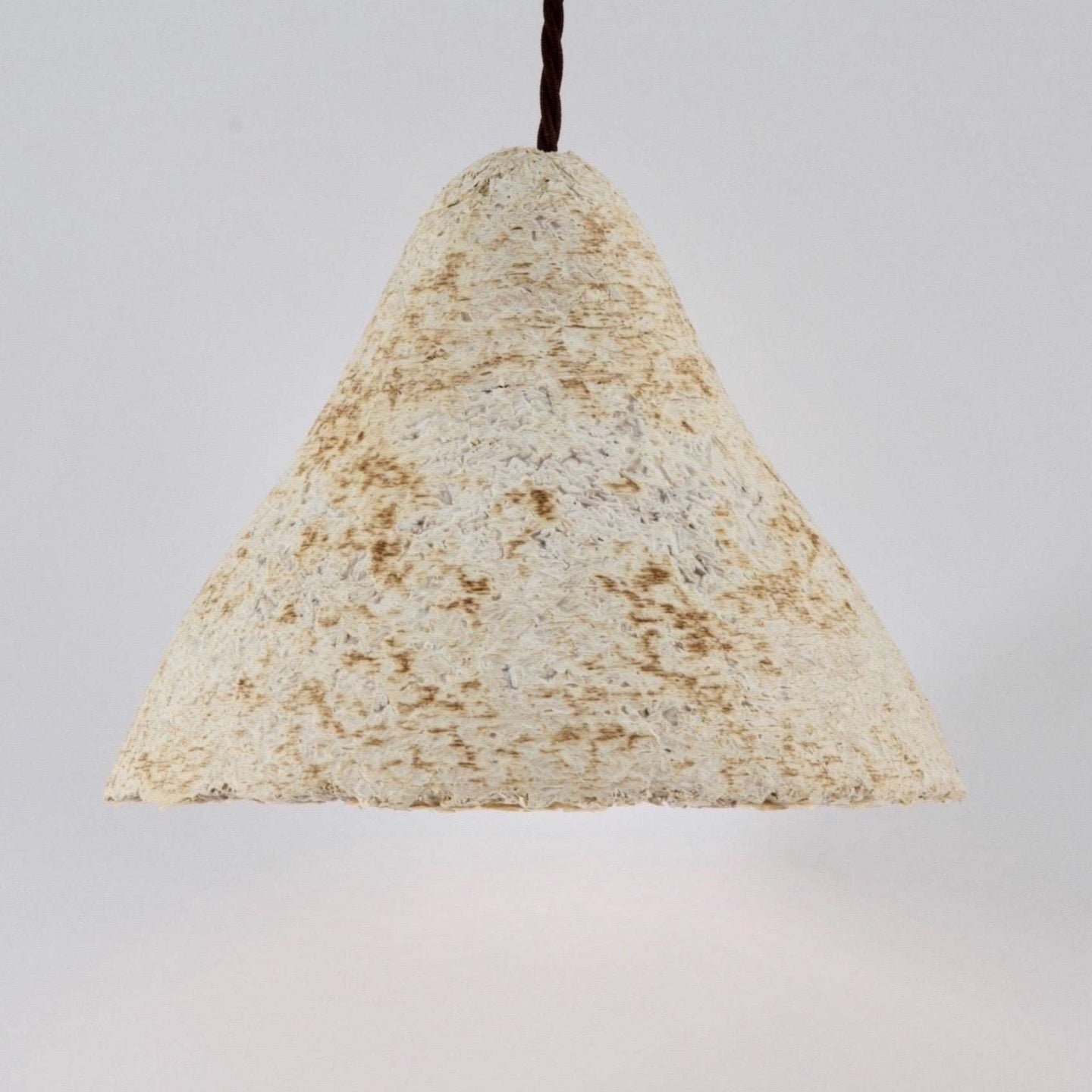Myceliated Pendant Light | wood waste myceliated with mushroom spawn - THE HOME OF SUSTAINABLE THINGS