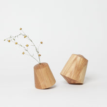 Load image into Gallery viewer, Oscillating Vase Medium | made from hardwood offcuts - THE HOME OF SUSTAINABLE THINGS
