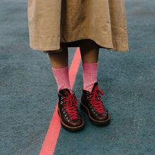 Load image into Gallery viewer, The Addy 100% Recycled Coral Pink Fleck Socks - THE HOME OF SUSTAINABLE THINGS
