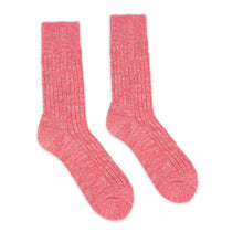 Load image into Gallery viewer, The Addy 100% Recycled Coral Pink Fleck Socks - THE HOME OF SUSTAINABLE THINGS
