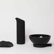 Load image into Gallery viewer, The Forgotten Collection / Bowl with stand | made from bamboo charcoal &amp; shellac - THE HOME OF SUSTAINABLE THINGS
